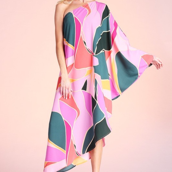 Tyche Asymmetrical Dress - Picture 1 of 1